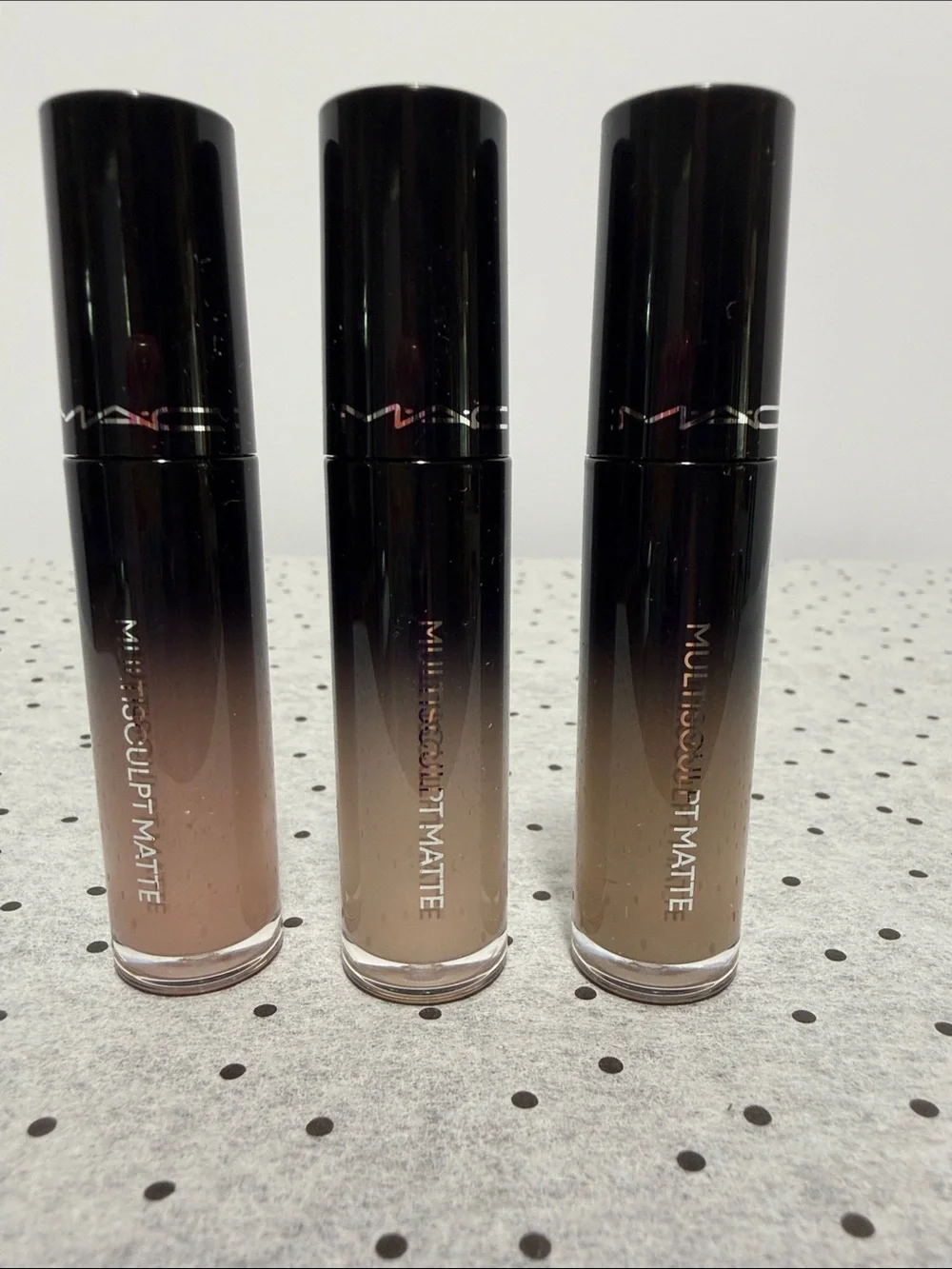 3 MAC Cosmetics MultiSculpt Matte Liquid Concealer - omega, painterly, brule new - Picture 1 of 3